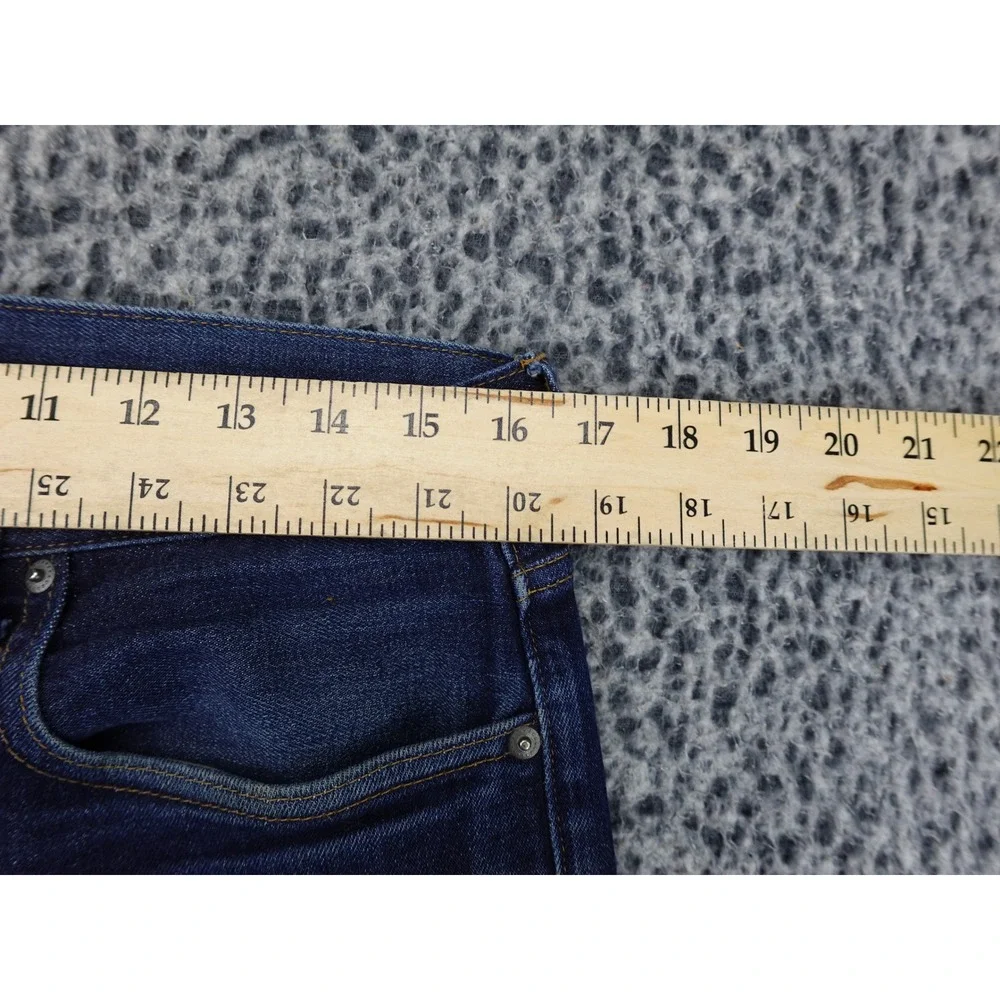 J.Crew 484 Slim Fit Jeans Mens 32x34 Dark Wash Japanese Kurabo Denim Indigo